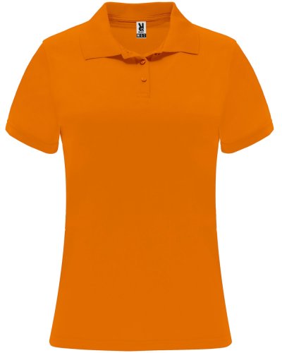 Polo Monzha Donna Arancione Fluo