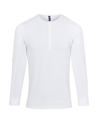 Women's Long John Roll Sleeve Tee White