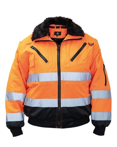 Giacca da pilota ad alta visibilità "Oslo" Orange