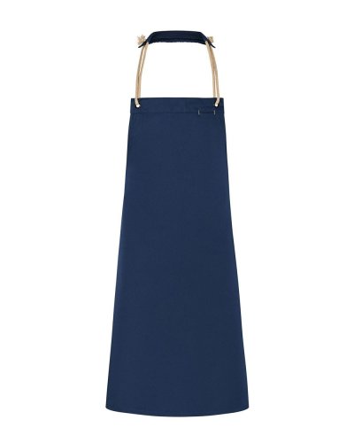 Bib Apron with cords 70 x 85 cm Steel Blue