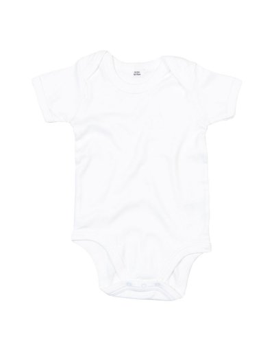 Baby Long Sleeve Kimono Bodysuit White