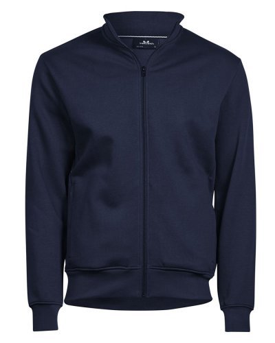 Cardigan zip intera Navy