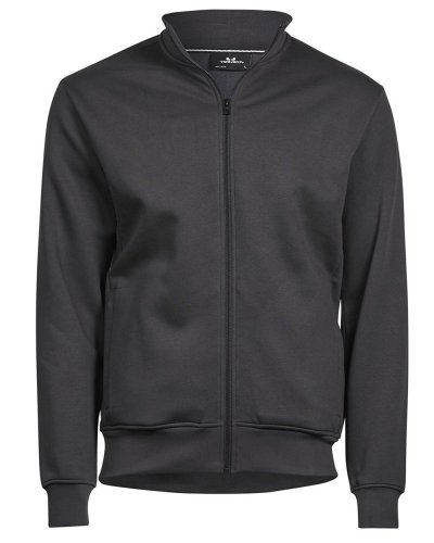 Cardigan zip intera Dark Grey