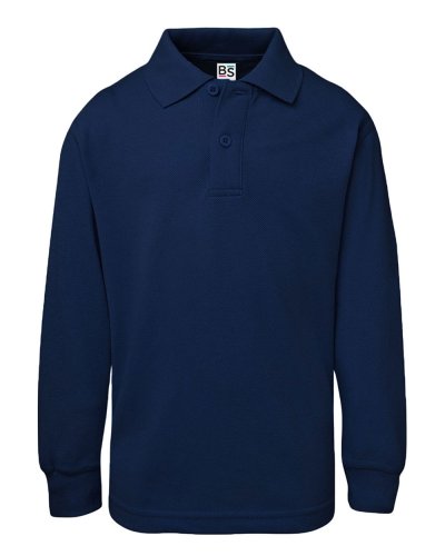 Polo maniche lunghe bambino Navy