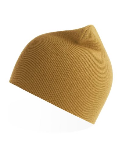 Berretto con maglia a coste fini yala Mustard