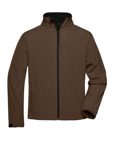 Men's Softshell Jacket Brown
