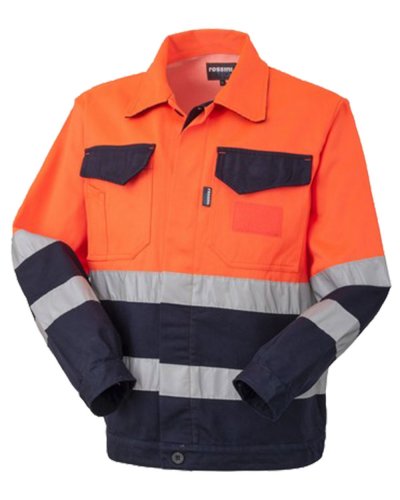 Giubbetto invernale Hi-Vis Arancio / Blu