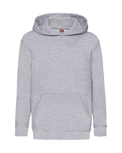 Felpa Kids con cappuccio Hooded Heather grey