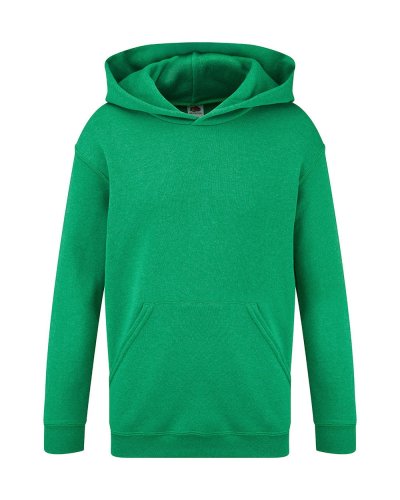 Felpa Kids con cappuccio Hooded Retro Heather Green