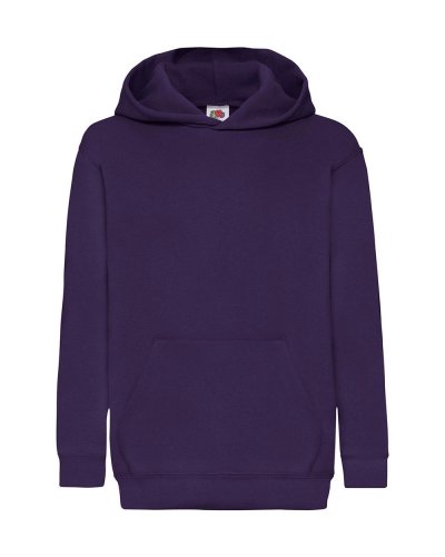 Felpa Kids con cappuccio Hooded Purple