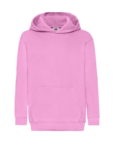 Felpa Kids con cappuccio Hooded Light pink