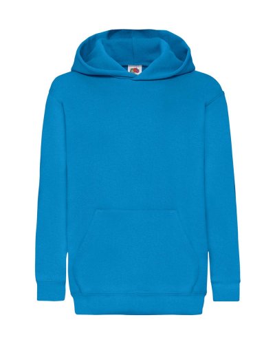 Felpa Kids con cappuccio Hooded Azure blue