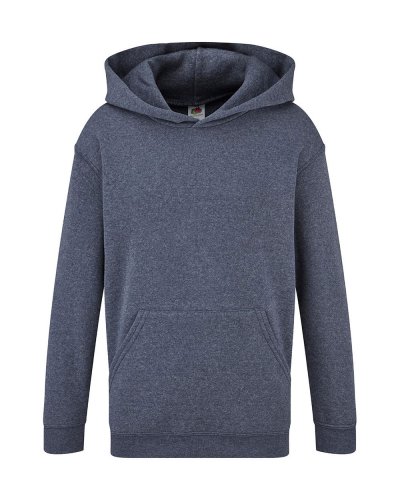 Felpa Kids con cappuccio Hooded Vintage Heather Navy