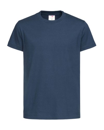 T-shirt classica con girocollo Navy Blue