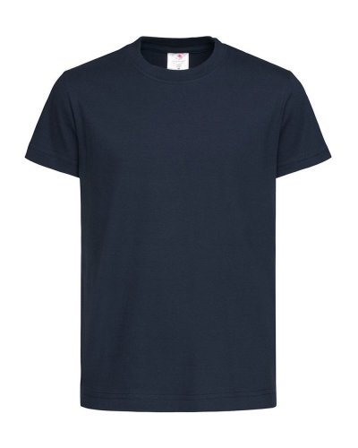 T-shirt classica con girocollo Blue Midnight