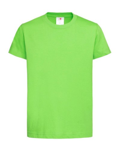 T-shirt classica con girocollo Kiwi Green