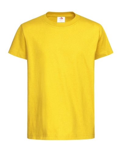 T-shirt classica con girocollo Sunflower yellow