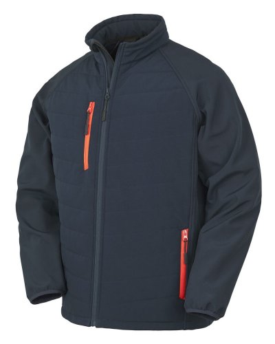 Softshell Imbottito Compass  Navy / Rosso