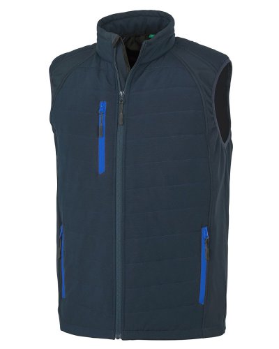 Smanicato Softshell Imbottito Compass  Navy / Royal