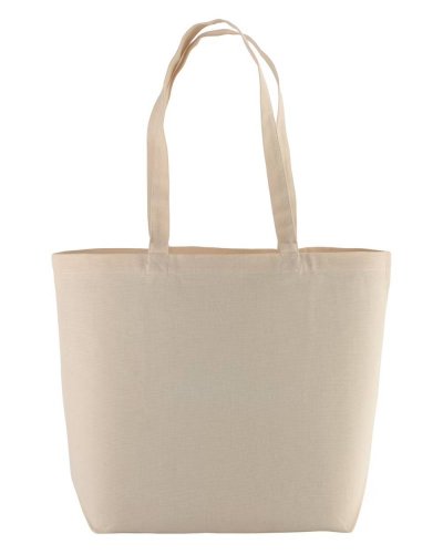 Shopper maxi personalizzate in cotone con soffietto