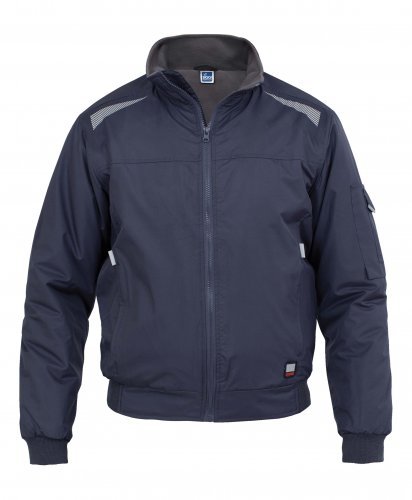 TASK Bomber in PVC con pile interno, reflex, regular fit