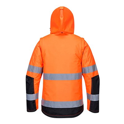 Portwest Giacca 3 in 1 Pro Hi-Vis gialla impermeabile rifrangente