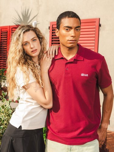 Polo manica corta Evolution X, cotone piqué