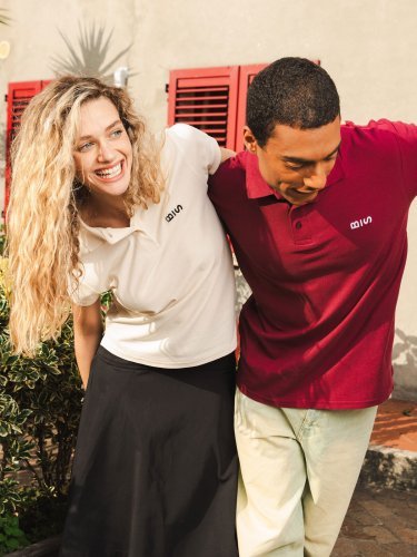 Polo manica corta Evolution X, cotone piqué