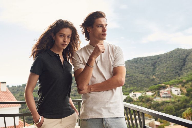 Polo Slim Uomo Cotone Organico 200g Classic OC