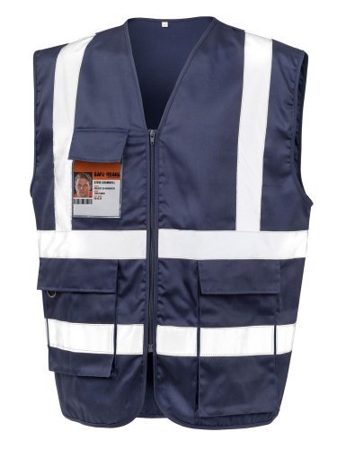 Gilet di sicurezza EN ISO 20471 poliestere-cotone resistente