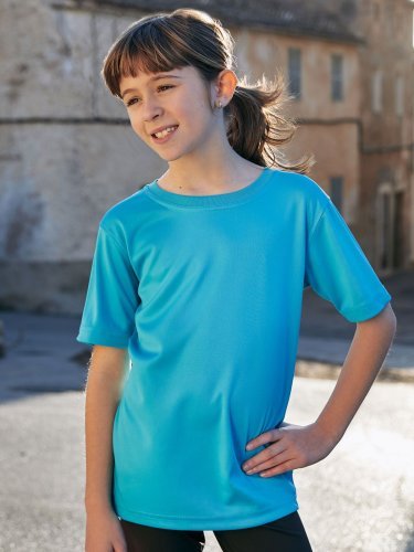 Camiseta Junior Active-T Deportiva Transpirable de Poliéster 150g/m²