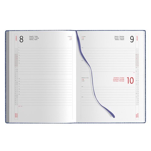 Agenda Giornaliera 17x24cm Poliuretano con Magnete – 324 pagine