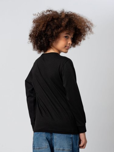 Evolution Kids: Langarm-T-Shirt aus reiner Baumwolle, mittlere Passfor