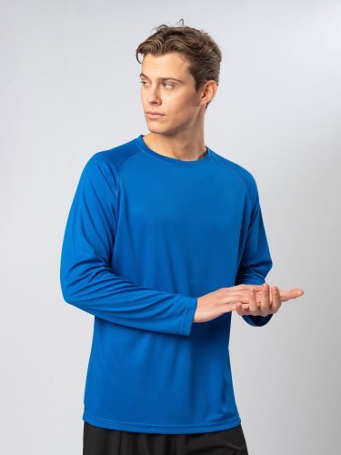 Camiseta de manga larga Run LS transpirable 100% poliéster