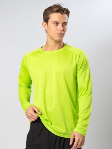 Camiseta de manga larga Run LS transpirable 100% poliéster