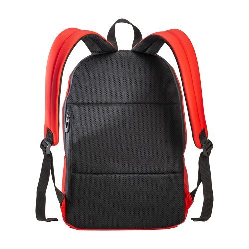 Sac à dos en similicuir noir pour PC résistant à l'eau avec poche anti