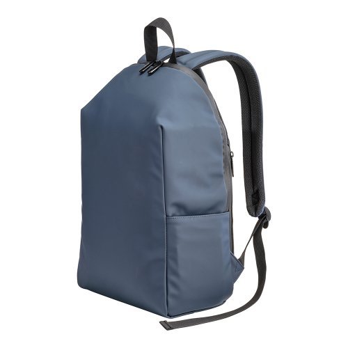Sac à dos en similicuir noir pour PC résistant à l'eau avec poche anti