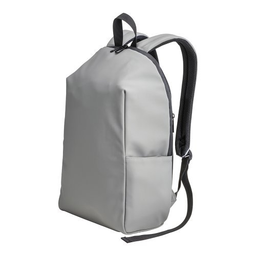 Sac à dos en similicuir noir pour PC résistant à l'eau avec poche anti