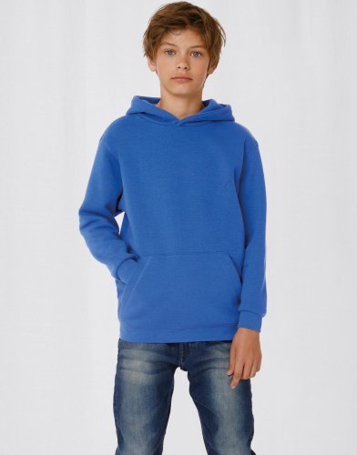 Sudadera Kids con Capucha 280g, Corte Clásico, Cremallera