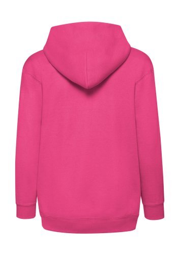 Felpa Kids con cappuccio zip, cotone 80%, Regular