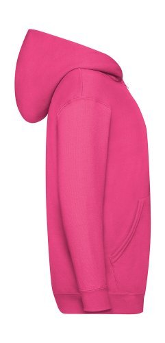 Felpa Kids con cappuccio zip, cotone 80%, Regular