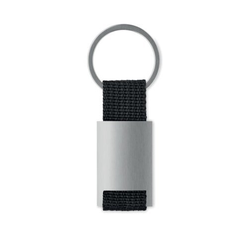TECH Portachiavi Metallo Rettangolare 9x3,5cm Fascetta Colorata