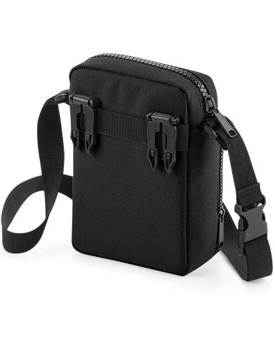 Pochette Multipoches Modulr™ 1L Noir avec Clip, Bandoulière et Filet