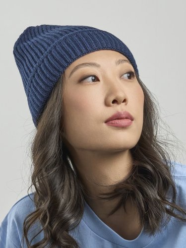 Casquette en polyester recyclé Maple, revers élégant