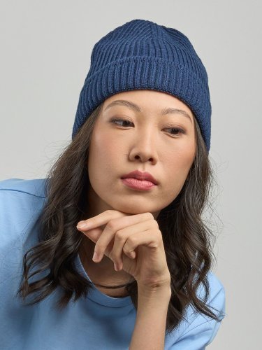 Casquette en polyester recyclé Maple, revers élégant