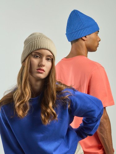 Casquette en polyester recyclé Maple, revers élégant
