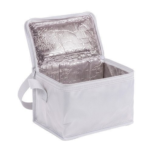 Borsa termica  poliestere silver 20x15x15cm ultraleggera