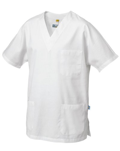 Casacca in cotone unisex Bianco