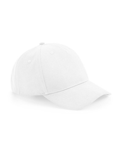 Cappellino cotone organico 5 pannelli White