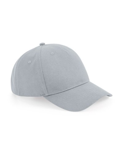 Cappellino cotone organico 5 pannelli Light grey